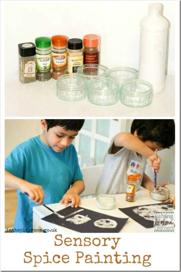 Learn with Play at Home: Painting with Seasoning and Spices