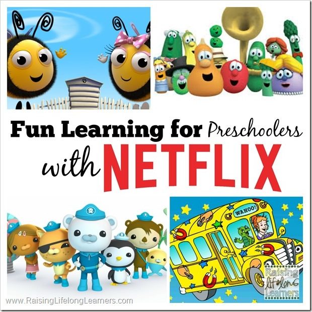 Preschool at Home with Netflix including a FREE printable