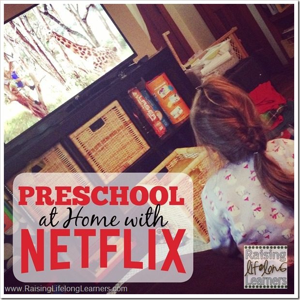 Preschool at Home with Netflix including a FREE printable