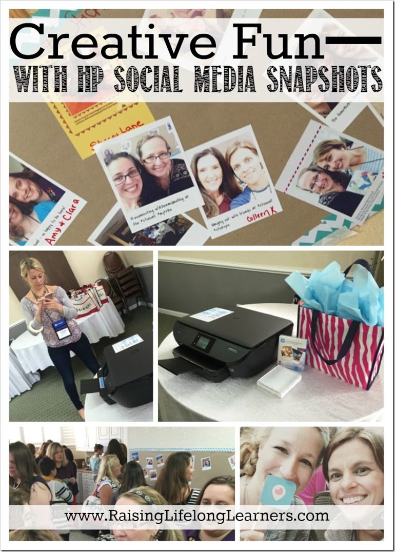 Creative Fun with HP Social Media Snapshots #StickaPic