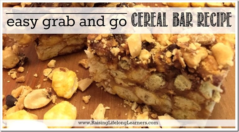 Easy Grab and Go Cereal Bar Recipe #FueledForSchool #cbias #ad