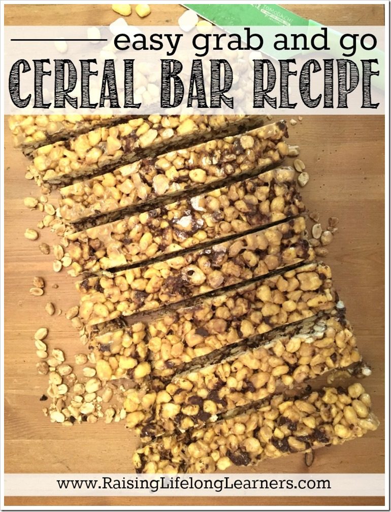 Easy Grab and Go Cereal Bar Recipe #FueledForSchool #cbias #ad