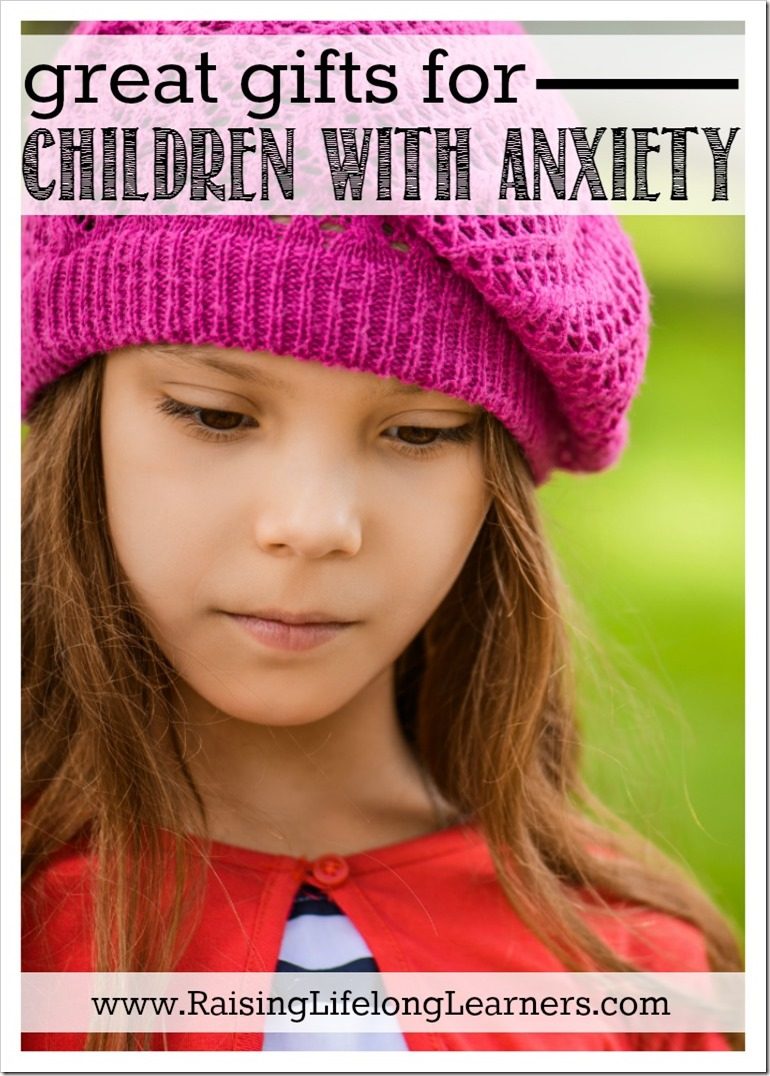 Do you have children with anxiety? I do, and like to plan gift-giving to support each of their needs and wants. Here are some things that have worked... #Anxiety #parenting #giftguide