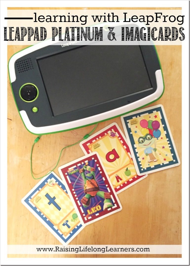 Learning with LeapFrog | LeapPad Platinum Review with Imagicards