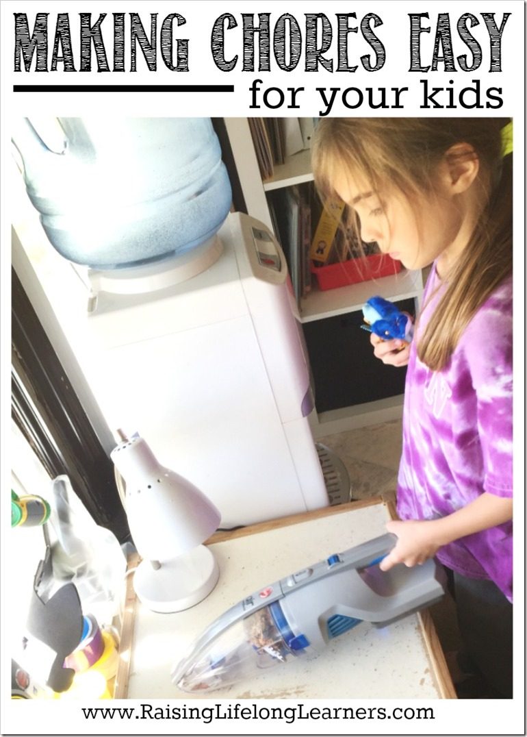 Making Chores Easy for Your Kids #NoCordNoBull #cg 