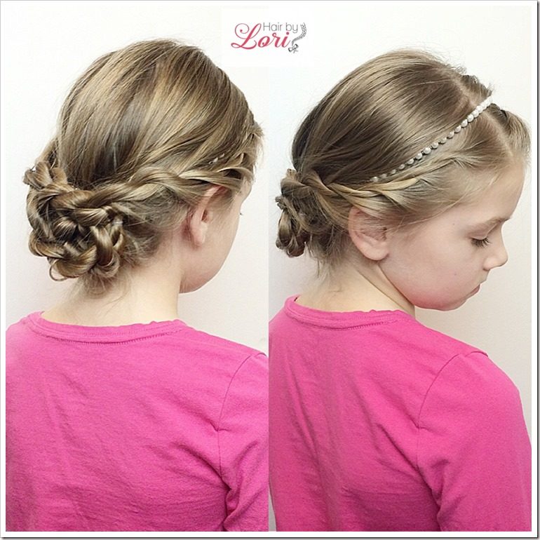 20 Easy Christmas Hairstyles For Little Girls