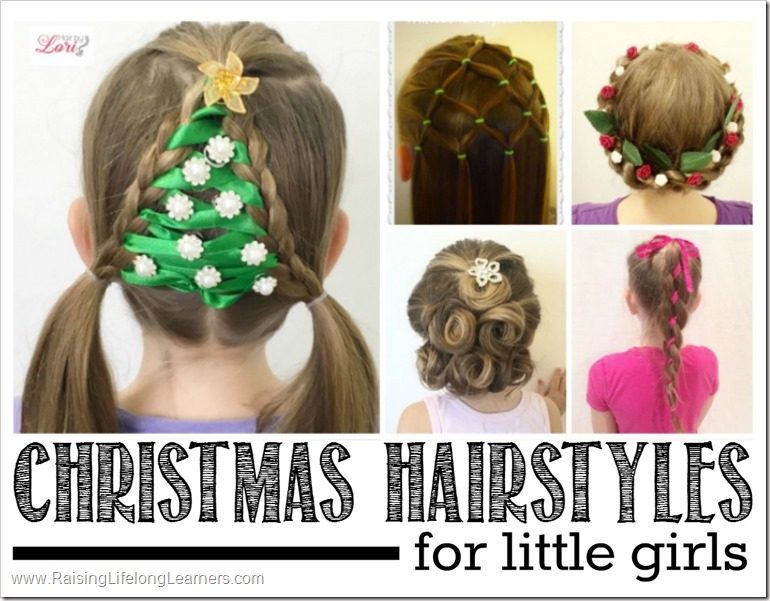 20 Easy Christmas Hairstyles For Little Girls