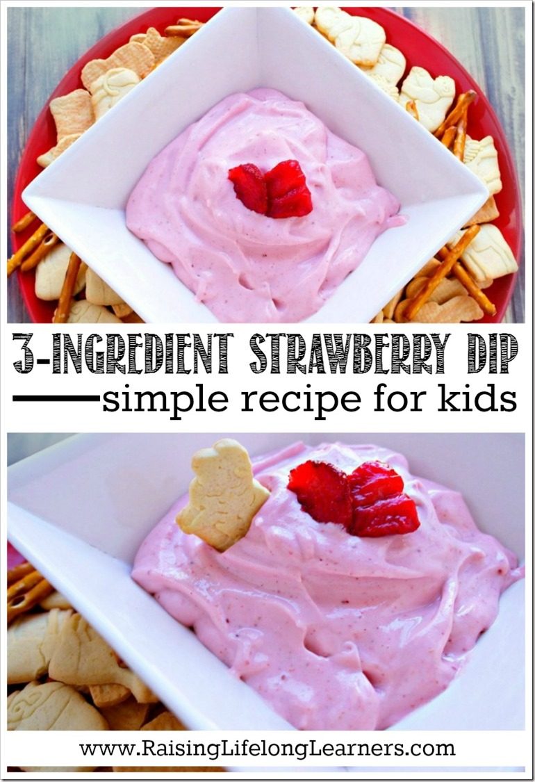 3-Ingredient Strawberry Dip Recipe Kids Will Love!