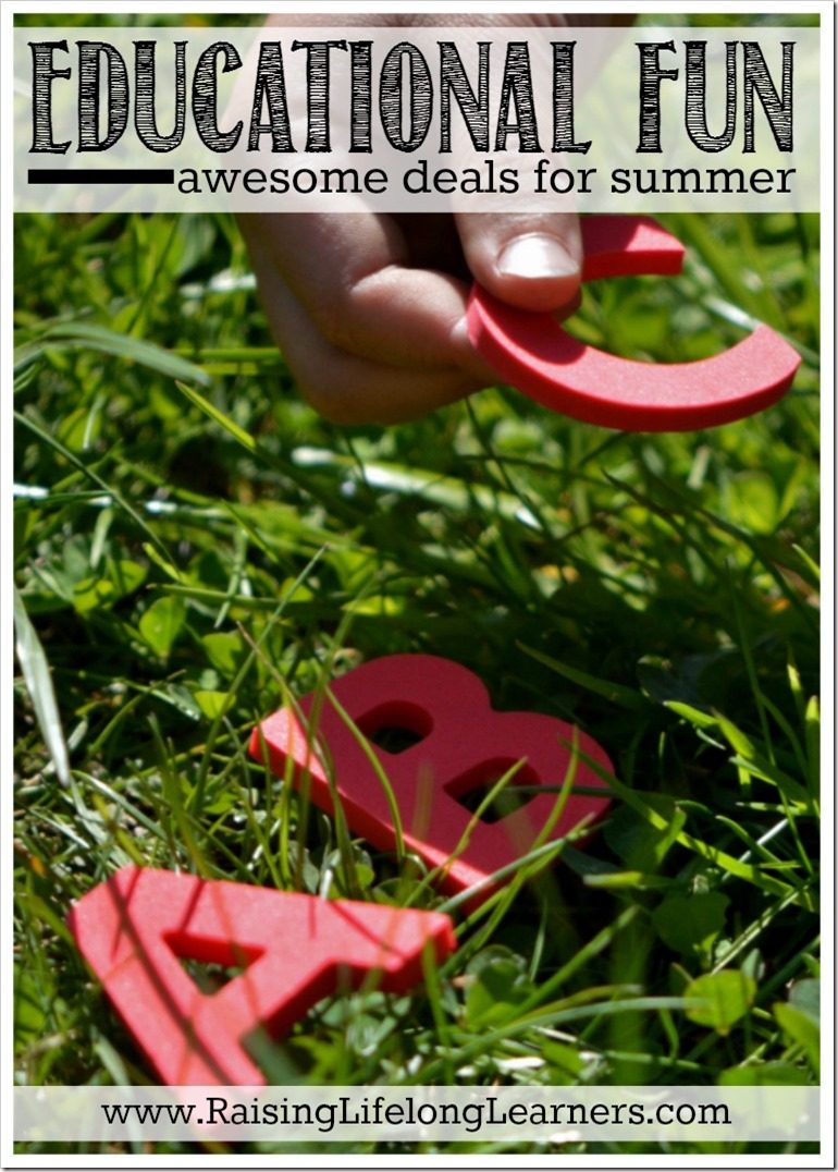 Educational Fun - Summer Deals For Learning 