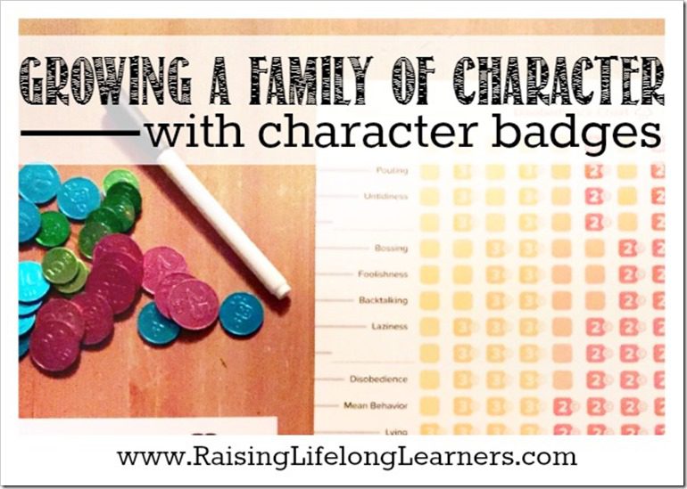 Growing a Family of Character with Character Badges