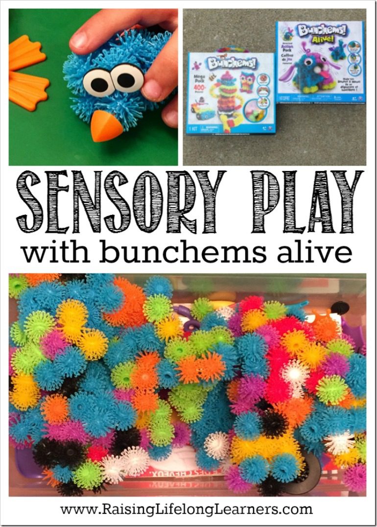 Sensory Play with Bunchems Alive