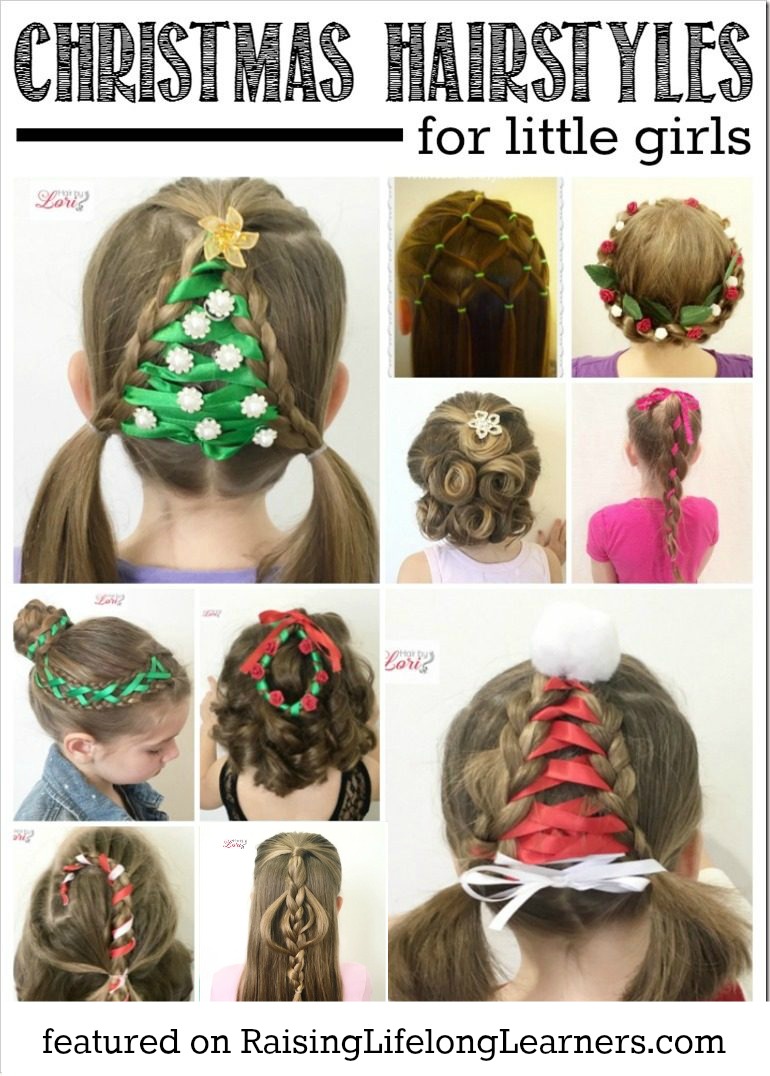 20 Easy Christmas Hairstyles For Little Girls