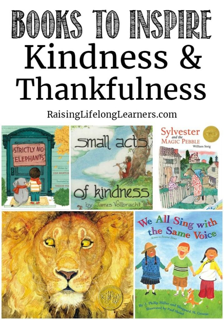 These books to inspire kindness and thankfulness are perfect any time of year!