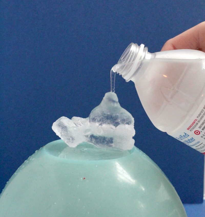 Kids will love this hands-on science project that looks like magic! Make instant ice using only a water bottle and an ice cube!