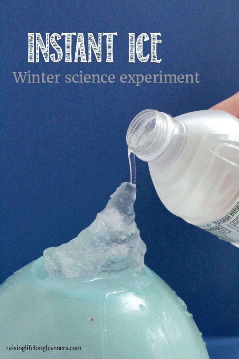 instant ice experiment with salt