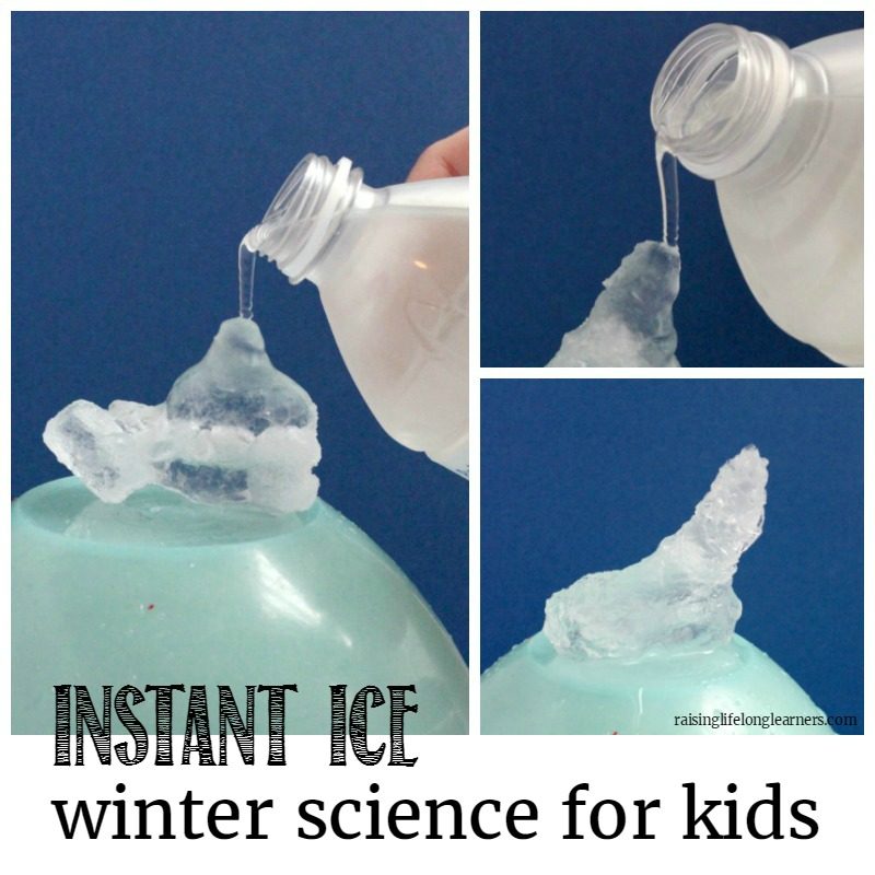 Les enfants vont adorer ce projet scientifique pratique qui ressemble à de la magie ! Fabriquez de la glace instantanée en utilisant uniquement une bouteille d'eau et un glaçon !