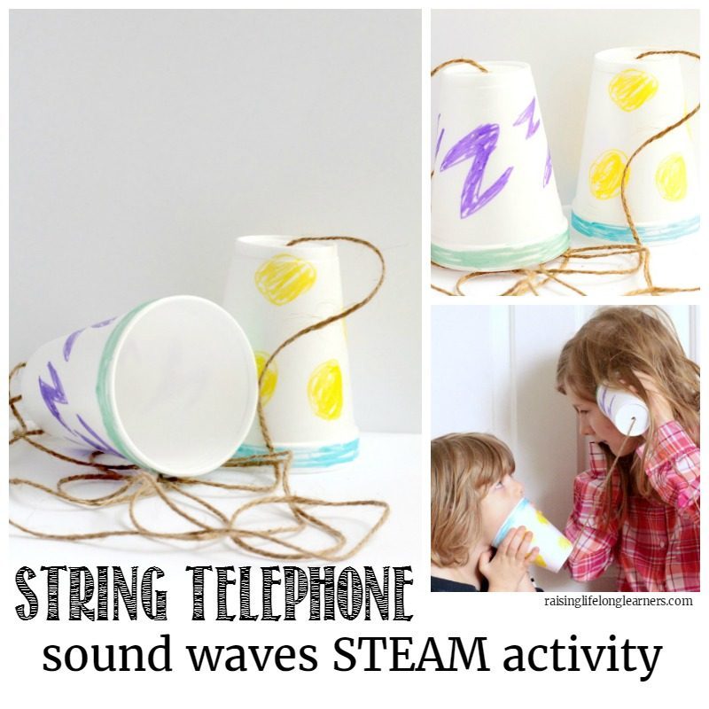 Making a cup and string telephone is a classic kids' activity. Make it a little more scientific with this string telephone explanation!