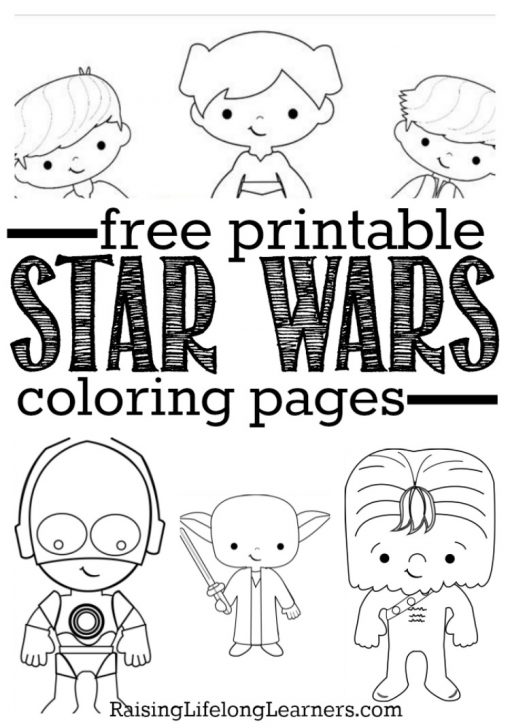 Free Star Wars Printable Coloring Pages - Raising Lifelong Learners