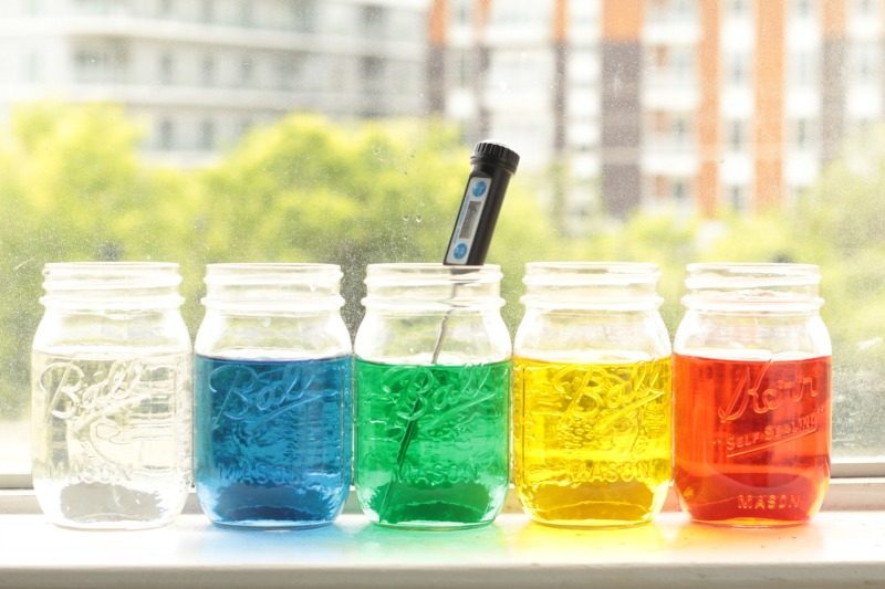 Does color affect temperature? Find out in this fun and colorful light science experiment for kids. So simple, but kids learn a lot!