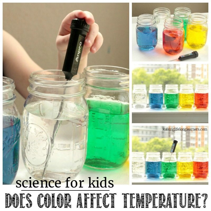 Does color affect temperature? Find out in this fun and colorful light science experiment for kids. So simple, but kids learn a lot!