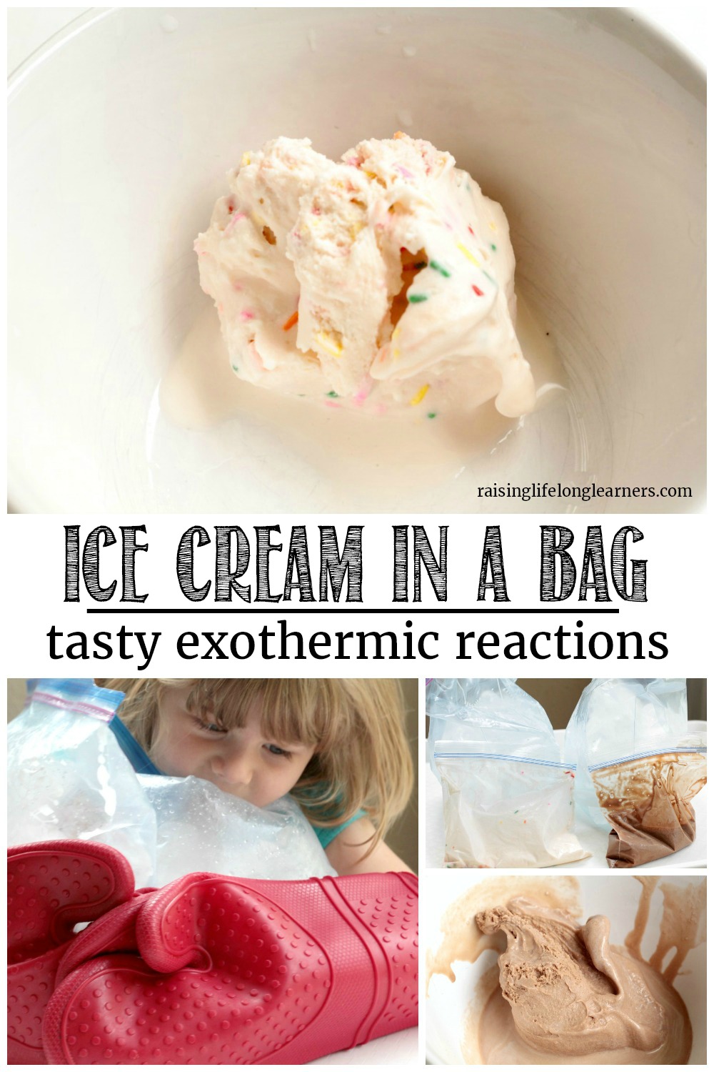 Make Ice Cream in a Bag - Science Experiment for Kids