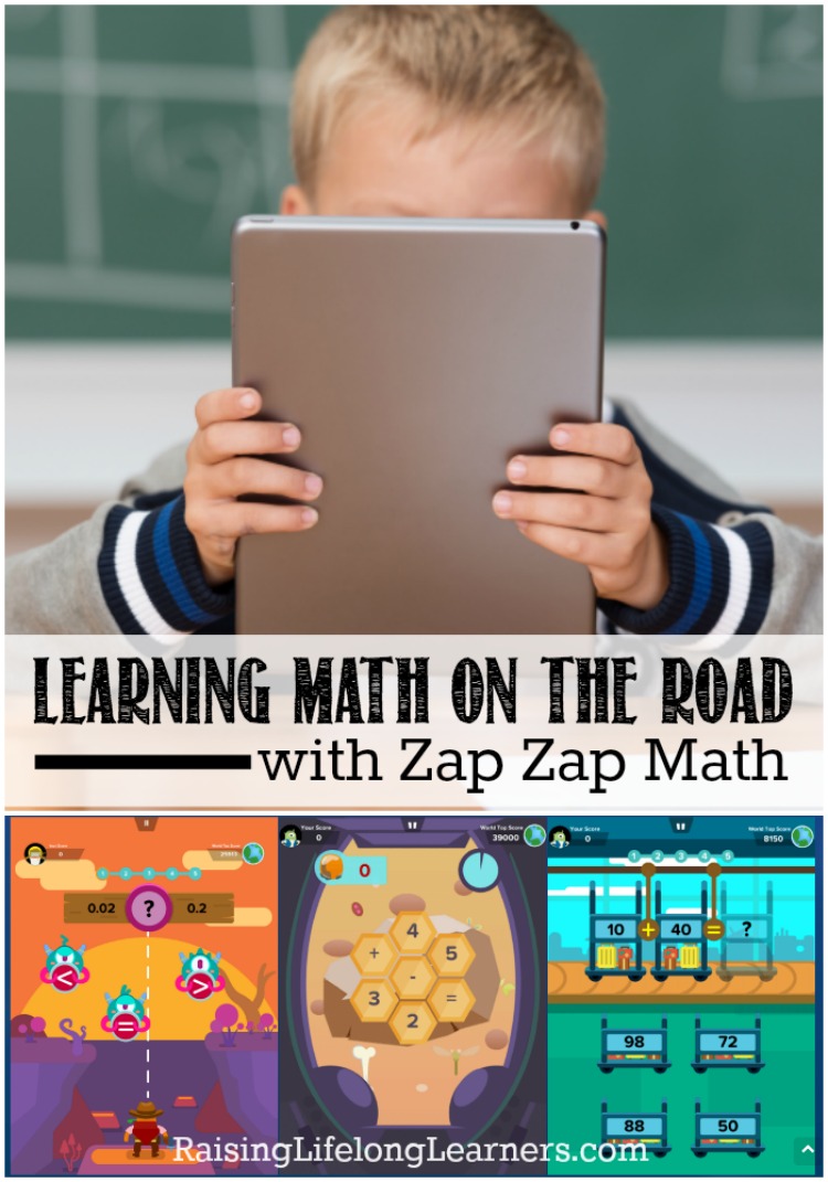 Learning Math on the Road with Zap Zap Math