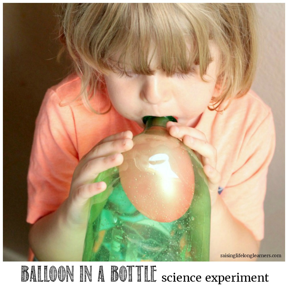 If your kids love science and magic, they will love the blow up a balloon in a bottle science experiment. Is it a trick or science that makes it work?