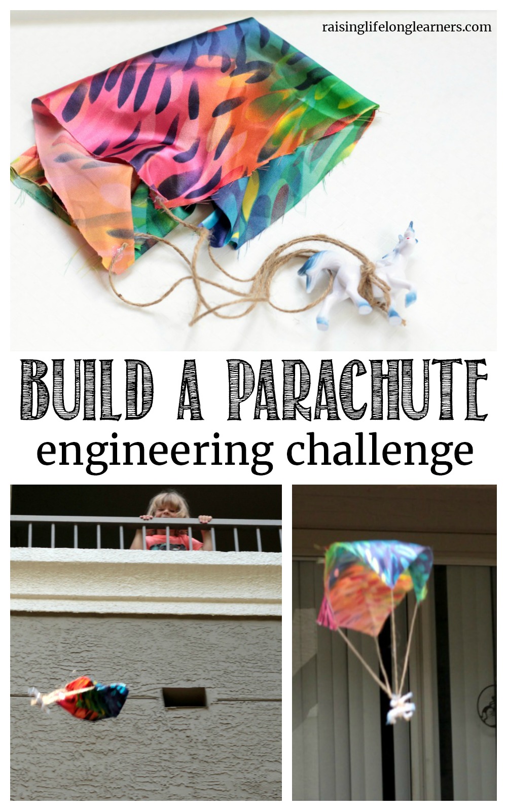 If your kids love building and discovering, they will love this parachute engineering challenge. Try to build a parachute that works!