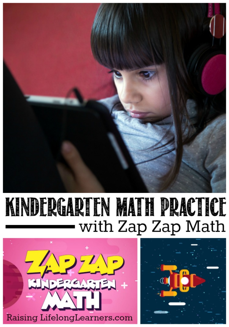 Kindergarten Math Practice with Zap Zap Kindergarten App