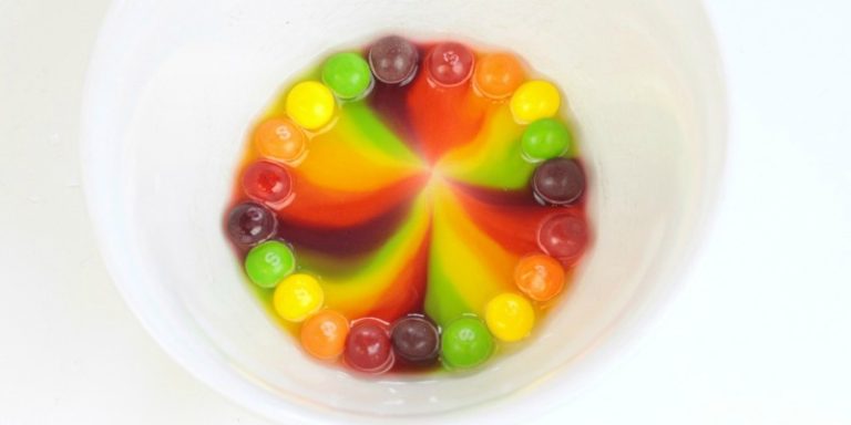 Skittles Rainbow Science Experiment
