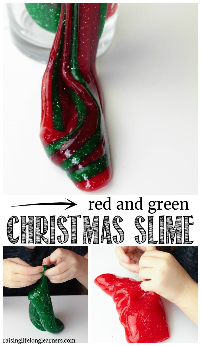 If your kids love slime, don't miss this fun Christmas slime recipe! Kids of all ages will love this magical blend of Christmas and science. 