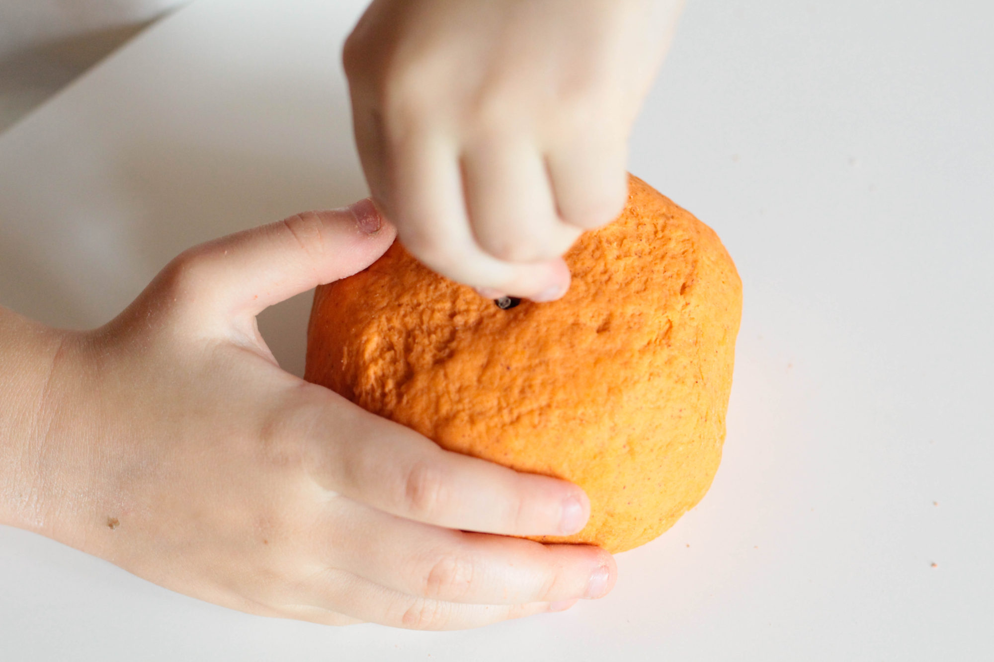 Pumpkin Play Dough - Easy Sensory Fun for Kids