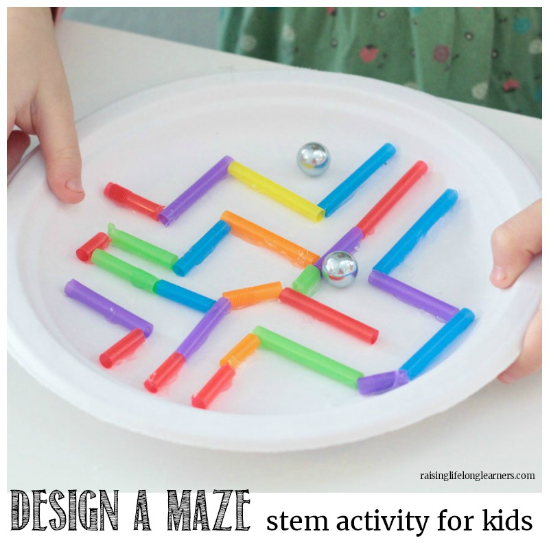 science experiment maze challenge