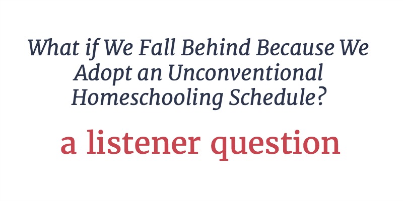 RLL 14: What if I Fall Behind  A Listener Question - Raising Lifelong  Learners