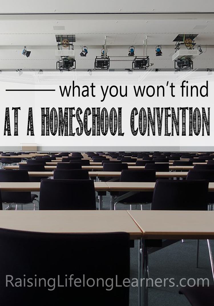 what you won't find at a homeschool convention