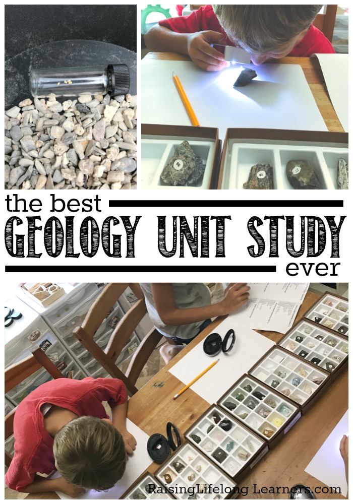 It's easy and fun to pull together a crazy-good homeschool geology unit study with the right materials and lots of hands-on activities!