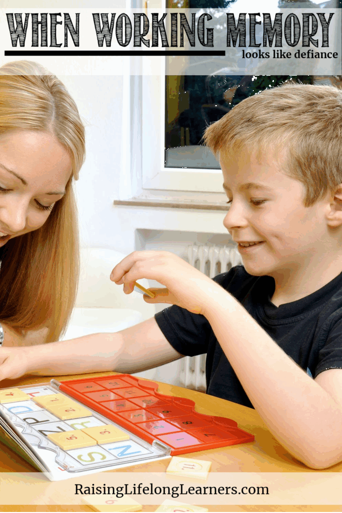 When Working Memory Looks Like Defiance - Raising Lifelong Learners